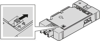 2cestný rozbočovač, Häfele Connect Mesh, 3pólové (tunable white), 12 V, přepínatelné kabelové-bezdrátové spínání