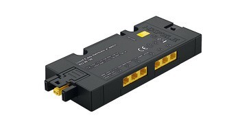 6cestný rozbočovač, Häfele Loox5, 12 V, box-to-box s funkcí spínače, 2pólový (jednobarevný)