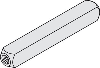 Adaptér čtyřhranu, Scheitter, adaptér čtyřhranu 10 mm, M6