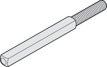 Adaptér čtyřhranu, Startec, čtyřhran 9 mm, M8, pro požárně odolné dveře