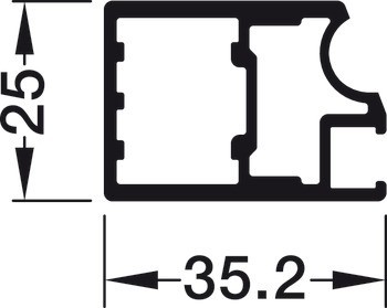 Aluminium Glass Frame Profile