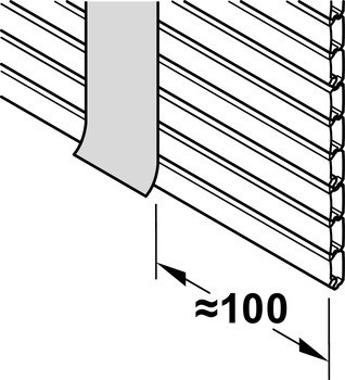 Bavlněná lepicí páska, Délka: 50 m, šířka 38 mm