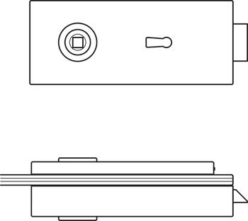 BB zámek pro skleněné dveře, GHR 102 a 403, Startec