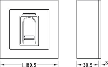 Biometrická čtečka otisků prstů