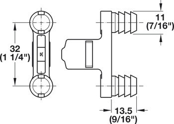 Čelní kování, Häfele Matrix Box P Plus
