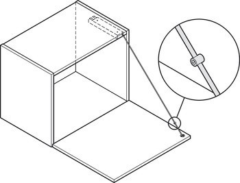 čelní kování, pro úzké hliníkové rámečky