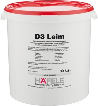 D2 bílé lepidlo, Häfele, na bázi PVAC