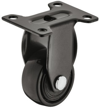 Designové nábytkové kolečko, Nosnost 12-50 kg, pevné nebo volnoběžné
