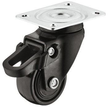 Designové nábytkové kolečko, Nosnost 12-50 kg, pevné nebo volnoběžné