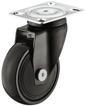 Designové nábytkové kolečko, Nosnost 12-50 kg, pevné nebo volnoběžné