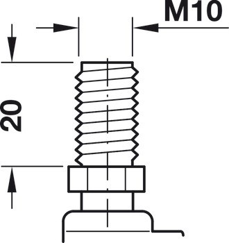 Designové nábytkové kolečko, Nosnost 55-70 kg, pevné nebo volnoběžné