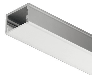 Designový profil pro spodní montáž, profil 4106 pro osvětlovací LED pásky do 10 mm