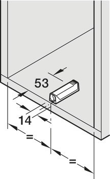 Deska adaptéru, Blum model 956.1201
