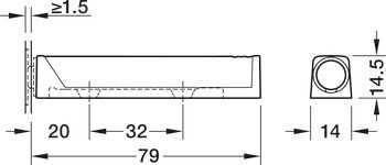 Deska adaptéru, Blum model 956A1201