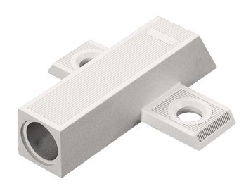 Deska křížového adaptéru, pro mechanismus tlumeného zavírání Smove, k přišroubování pomocí vrutů do dřevotřísky