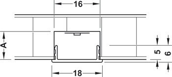 Difuzor Häfele Loox, Pro osvětlovací LED pásky 12 V
