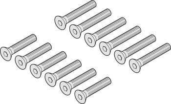 Doplňková sada, pro sadu Häfele Slido D-Line802, 150U