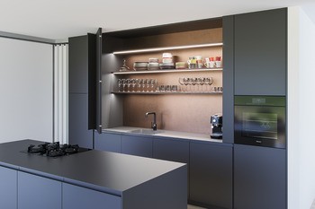 Dřevěné otočně posuvné dveře, Häfele Slido F-Park72 60B, sada