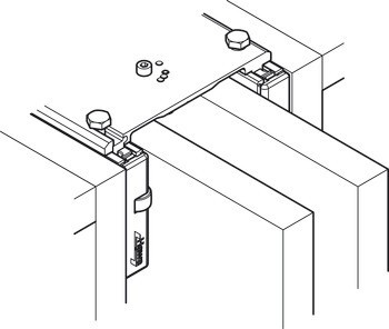 Dřevěné otočně posuvné dveře, Hawa Concepta 25/30/40/50, sada