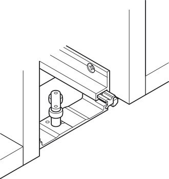 Dřevěné otočně posuvné dveře, Hawa Concepta 35 předmontovaná, sada