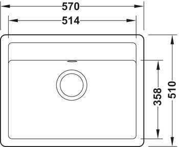 Dřez, Häfele Utensio SN53 Plus