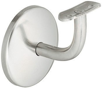 Držák madla, Se zahnutým držákem, s krycí rozetou, s možností nastavení