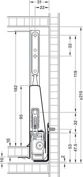 Držák panelu, Häfele Matrix Box P Plus