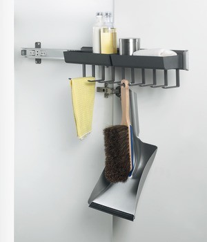 Držák pro drobné předměty, výsuvný, Lze upevnit vlevo nebo vpravo