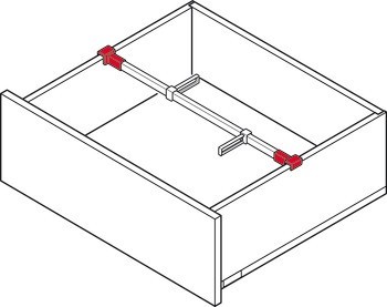 Držák relingu, pro příčný reling Blum Ambia Line