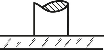 Držák relingu, systém relingu nástavby, pro 1 reling nástavby 6 mm, středový sloupek