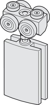 Sada součástí, Häfele Slido W-Fold872 70S