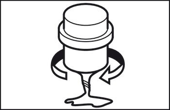 Dveřní doraz montovaný na podlahu, Zinková slitina, k přišroubování nebo nalepení, kulatý Ø 50 mm