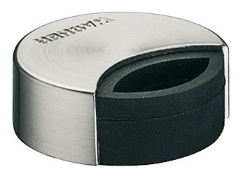 Dveřní doraz montovaný na podlahu, Zinková slitina, k přišroubování nebo nalepení, náhradní tvrdý/měkký