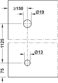 Dveřní klika, Nerez, Startec, model PH 2140, uzamykatelné