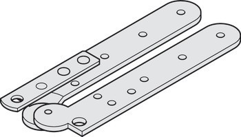 Dveřní závěs, S funkcí zarovnání, pro Häfele Slido D-Fold21