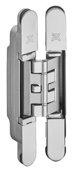 Dveřní závěs, Startec H10, skrytý, pro bezfalcové vnitřní dveře do 60 kg, s magnetickými krytkami