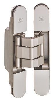 Dveřní závěs, Startec H12 L Plus, skrytý, pro bezfalcové vnitřní dveře do 120 kg, s magnetickými krytkami