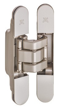 Dveřní závěs, Startec H12 L, skrytý, pro bezfalcové vnitřní dveře do 80 kg, s magnetickými krytkami
