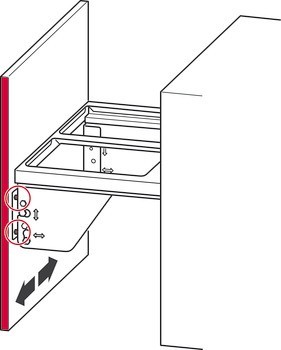 Dvojdílný odpadkový koš, 2 x 11 litrů / 1 x 17 a 1 x 11 litrů / 2 x 17 litrů