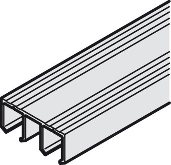 Dvojitá pojezdová kolejnice, Nahoře
