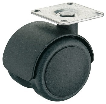 Dvojité kolečko, Nosnost 50 kg, řiditelné