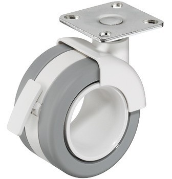 Dvojité kolečko, Nosnost 50 kg, řiditelné