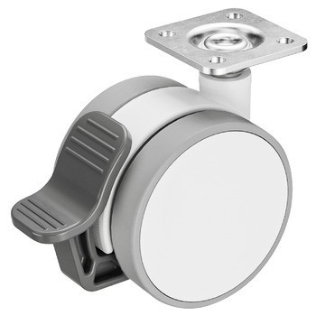 Dvojité kolečko, Nosnost 60 kg, řiditelné