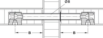 Dvojité táhlo, Ixconnect, Minifix 15