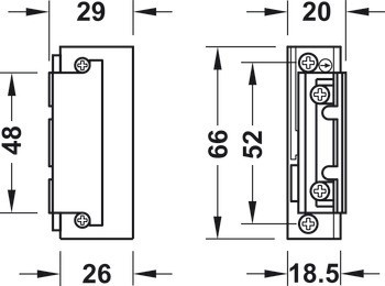 Elektrický otvírač, EffEff, model 118 ProFix®2