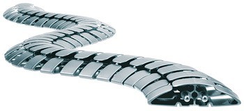 Flexi kabelové vedení, půlkulaté, černé