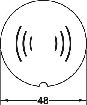 Fólie na rozetu, pro modul čtečky Dialock pro dveřní terminál DT 400