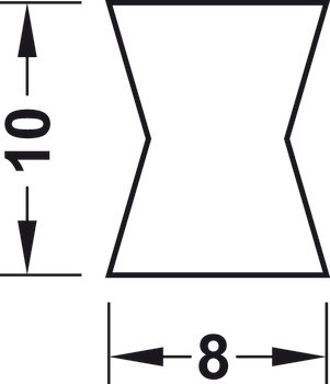Frézovací bit, HM, pro rybinový svlak Hoffmann