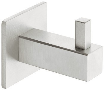 Háček na šaty, Häfele Déco, nerez, hranatá rozeta