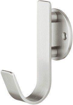 Háček na šaty, nerez, se 1 háčky